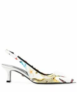 Versace 60mm starfish-print pumps