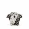 Versace crystal-embellished Medusa stud earrings