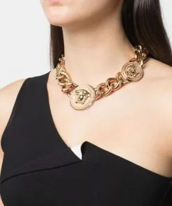 Versace Medusa chain necklace
