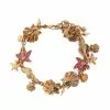 Versace shell and starfish necklace