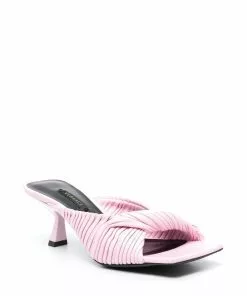 Versace twist-detail open-toe mules