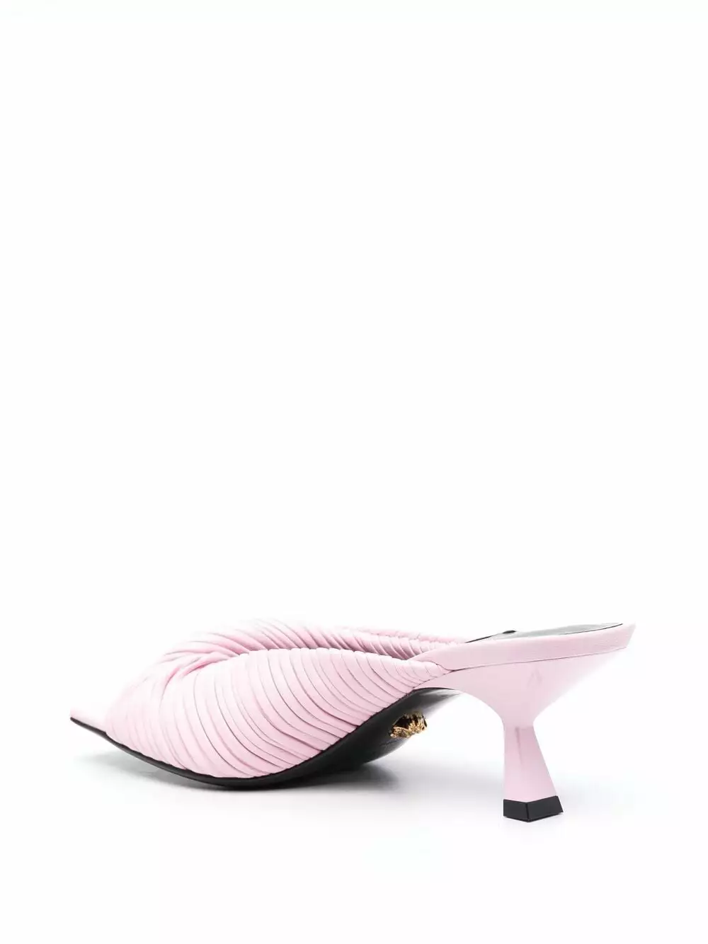 Versace Twist detail open toe mules 5 Versace twist-detail open-toe mules