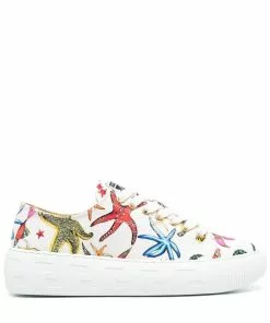 Versace Trésor de la Mer print low-top sneakers
