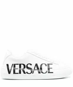 Versace logo print Greca trim sneakers