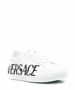 Versace logo print Greca trim sneakers