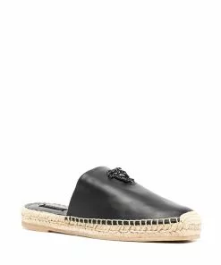 Versace La Medusa backless espadrilles