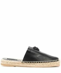 Versace La Medusa backless espadrilles