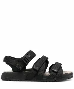 Versace Graecia snake-print leather sandals