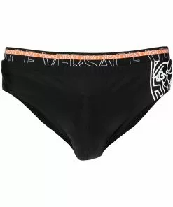 Versace Medusa motif swim trunks