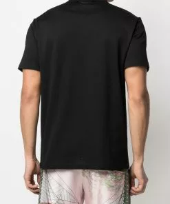 Versace embroidered Medusa polo shirt