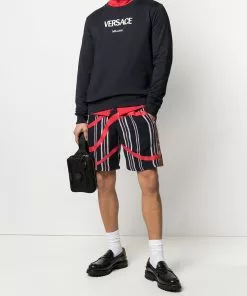 Versace embroidered logo sweatshirt