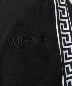 Versace embroidered-logo track pants