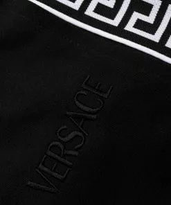 Versace embroidered-logo track pants