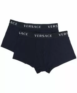 Versace two-pack logo boxer briefs