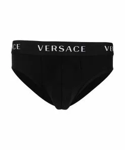 Versace three-pack logo briefs
