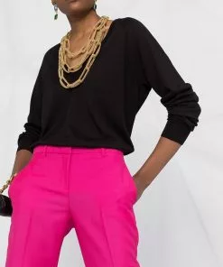 Versace mid-rise tailored trousers