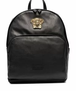Versace Medusa plaque backpack