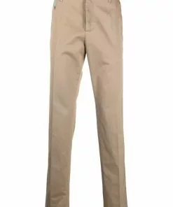 Versace gabardine chino trousers
