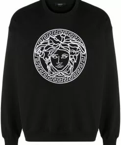 Versace Medusa embroidered sweatshirt
