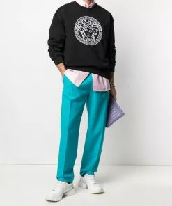 Versace Medusa embroidered sweatshirt