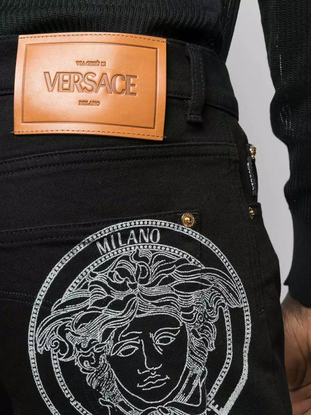 Versace Medusa head slim fit jeans 7 Versace Medusa head slim-fit jeans