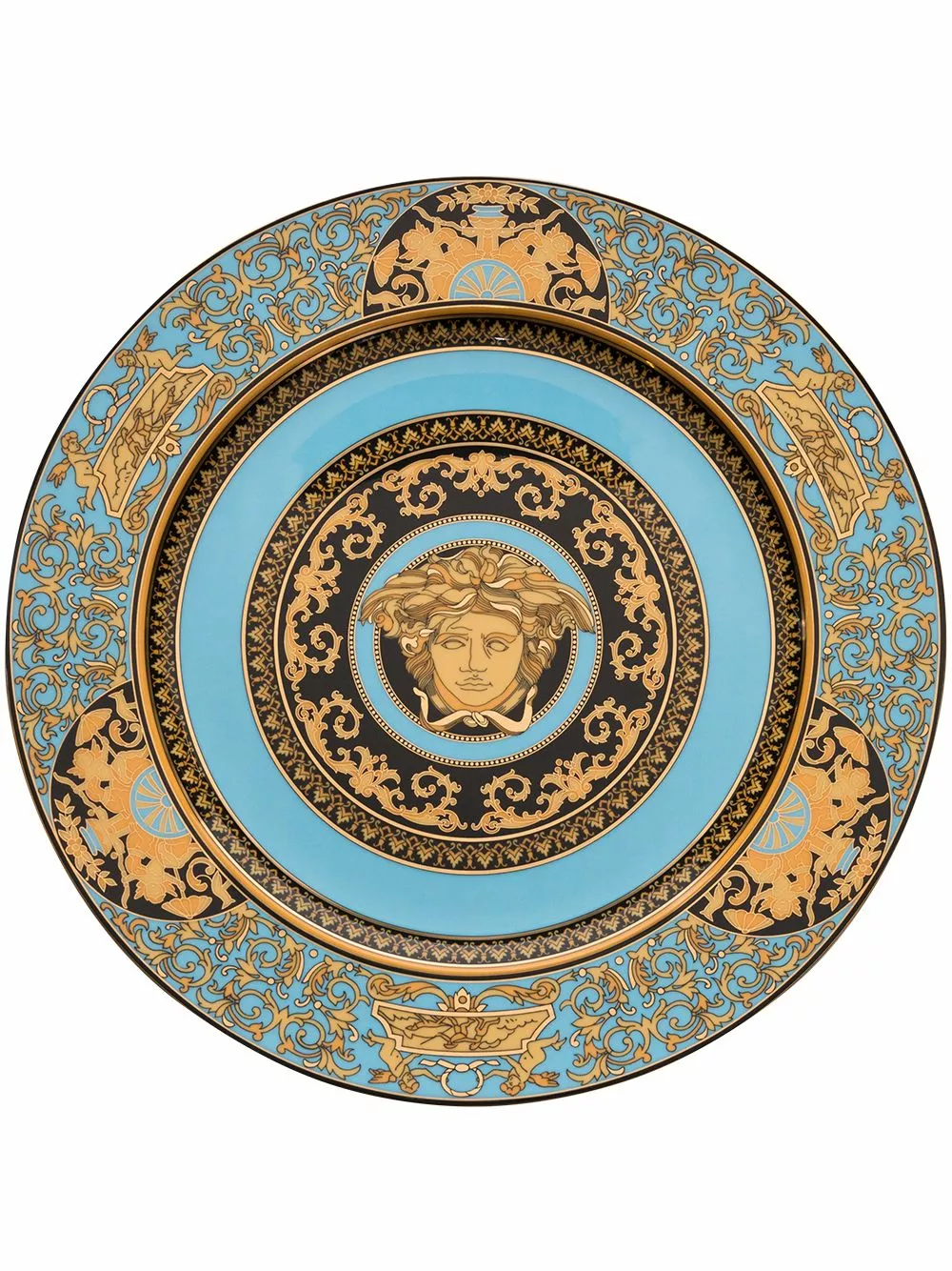 Versace Medusa Celest serving place (30cm) 3 Versace Medusa Celest serving place (30cm)