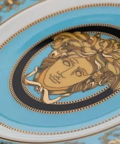 Versace Medusa Celeste plate (18cm)