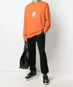 Versace Greca-intarsia track pants