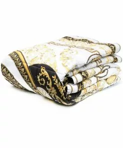 Versace Medusa Head print duvet