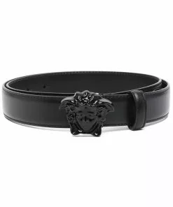 Versace Palazzo Medusa-head leather belt