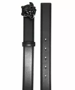 Versace Palazzo Medusa head leather belt 5 Versace Palazzo Medusa-head leather belt