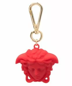 Versace Medusa-head motif key chain