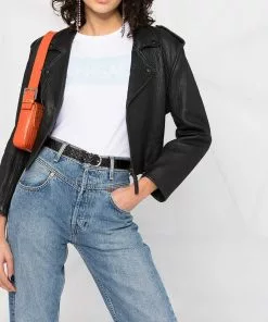 Versace box logo print T-shirt