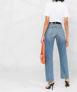 Versace box logo print T-shirt