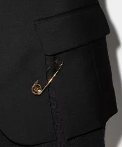 Versace safety pin blazer