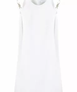 Versace Trésor strap-detail shift dress