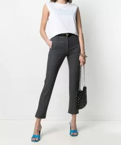 Versace logo-print vest