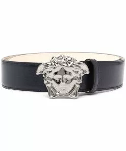 Versace Medusa-plaque buckle-fastening belt