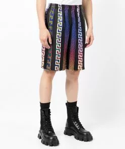 Versace Greca-print shorts