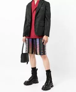 Versace Greca-print shorts