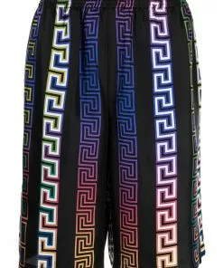 Versace Greca-print shorts