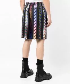 Versace Greca-print shorts