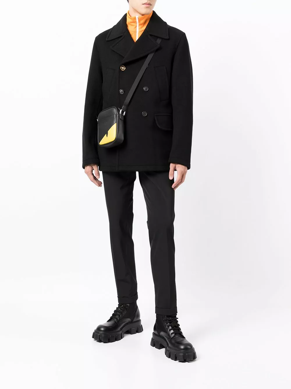 Versace Medusa double breasted coat 4 Versace Medusa double-breasted coat