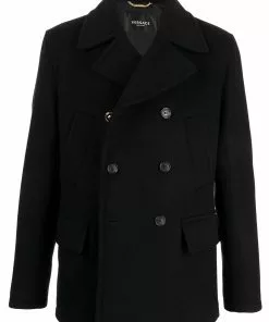 Versace Medusa double-breasted coat