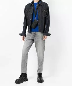 Versace Medusa-plaque zip-fastening wallet