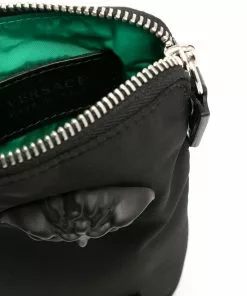 Versace Medusa-plaque zip-fastening wallet