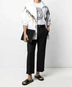Versace graphic-print windbreaker jacket