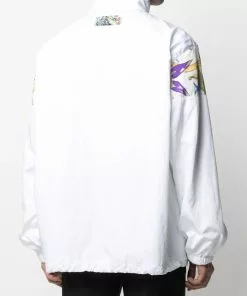 Versace graphic-print windbreaker jacket