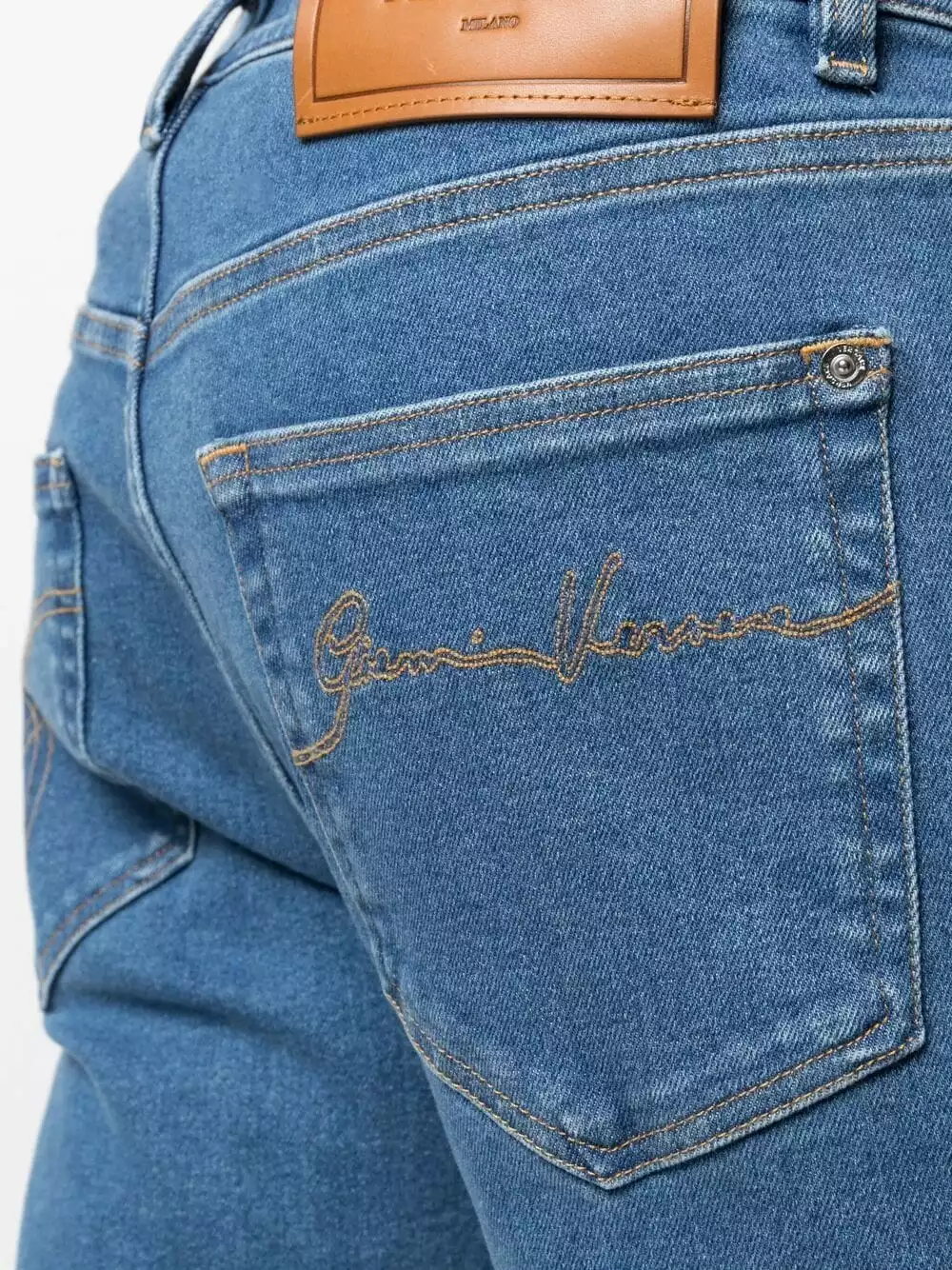 Versace Straight leg light wash jeans 7 Versace straight-leg light-wash jeans