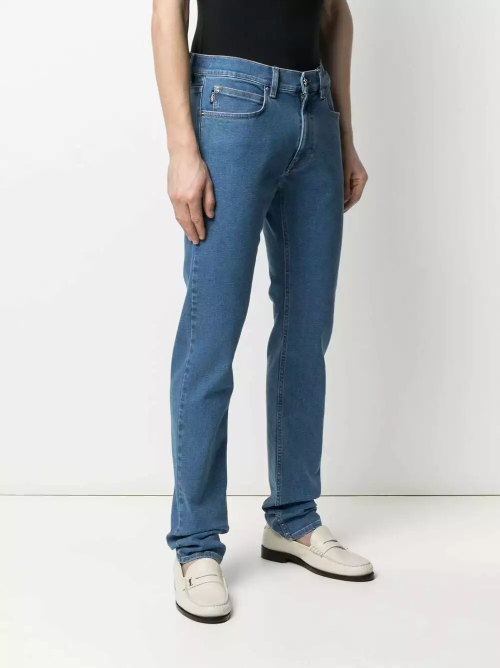 Versace Straight leg light wash jeans 5 Versace straight-leg light-wash jeans
